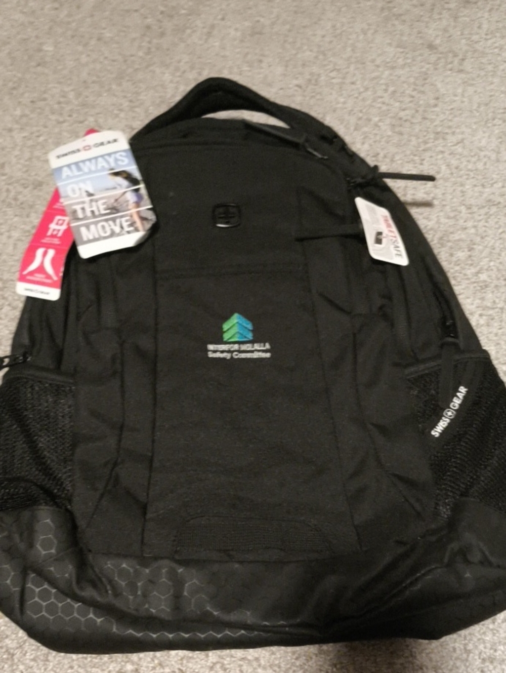 New SwissGear Black Backpack